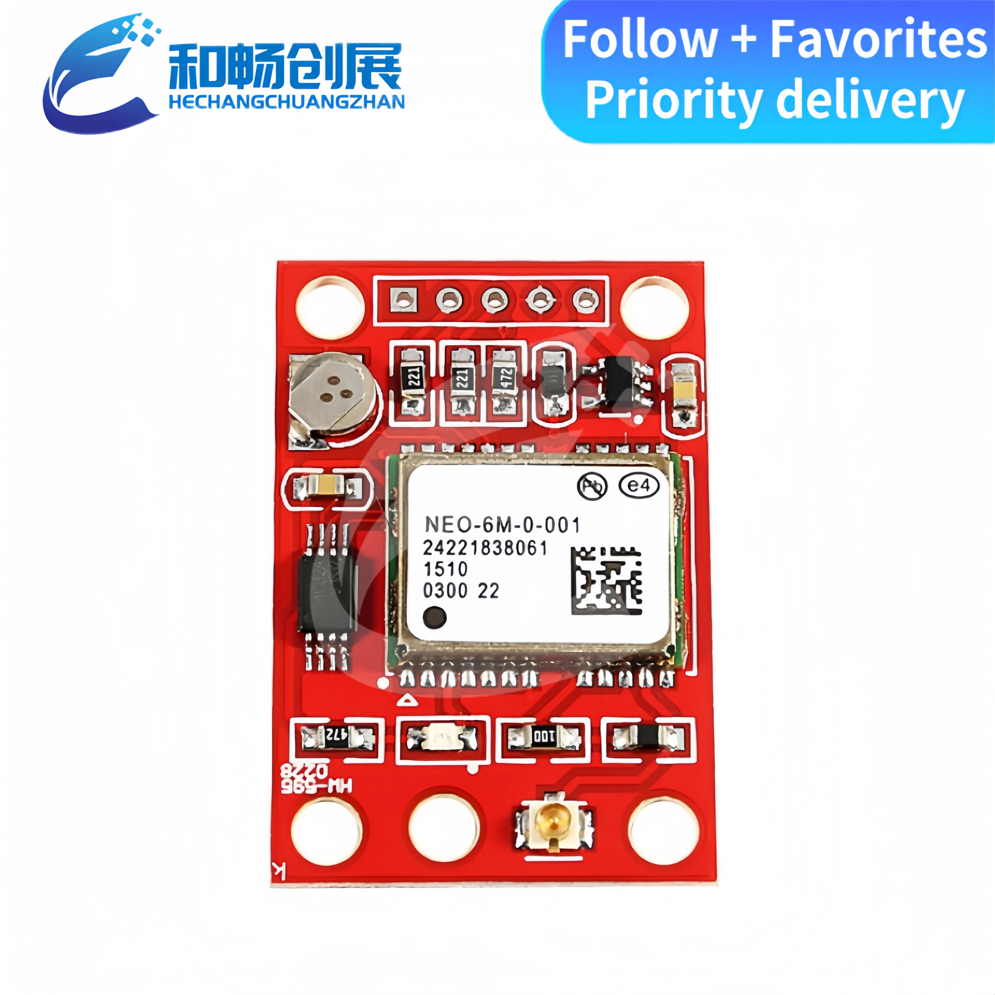 NEO-6M GPS Module GY-GPS6MV2 NEO6MV2 Buit-in EEPROM APM2.5 Antenna 3V-5V RS232 TTL Board For Arduino Flight Control