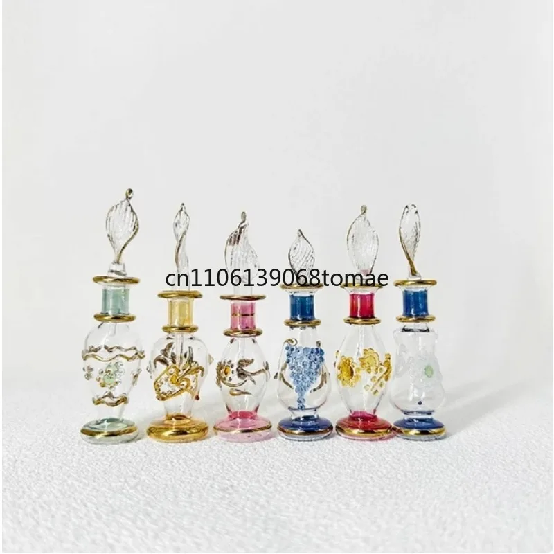 Handmade Flavor Bottle, Multi-color Dipping Glass Bottle Exquisite Ornament