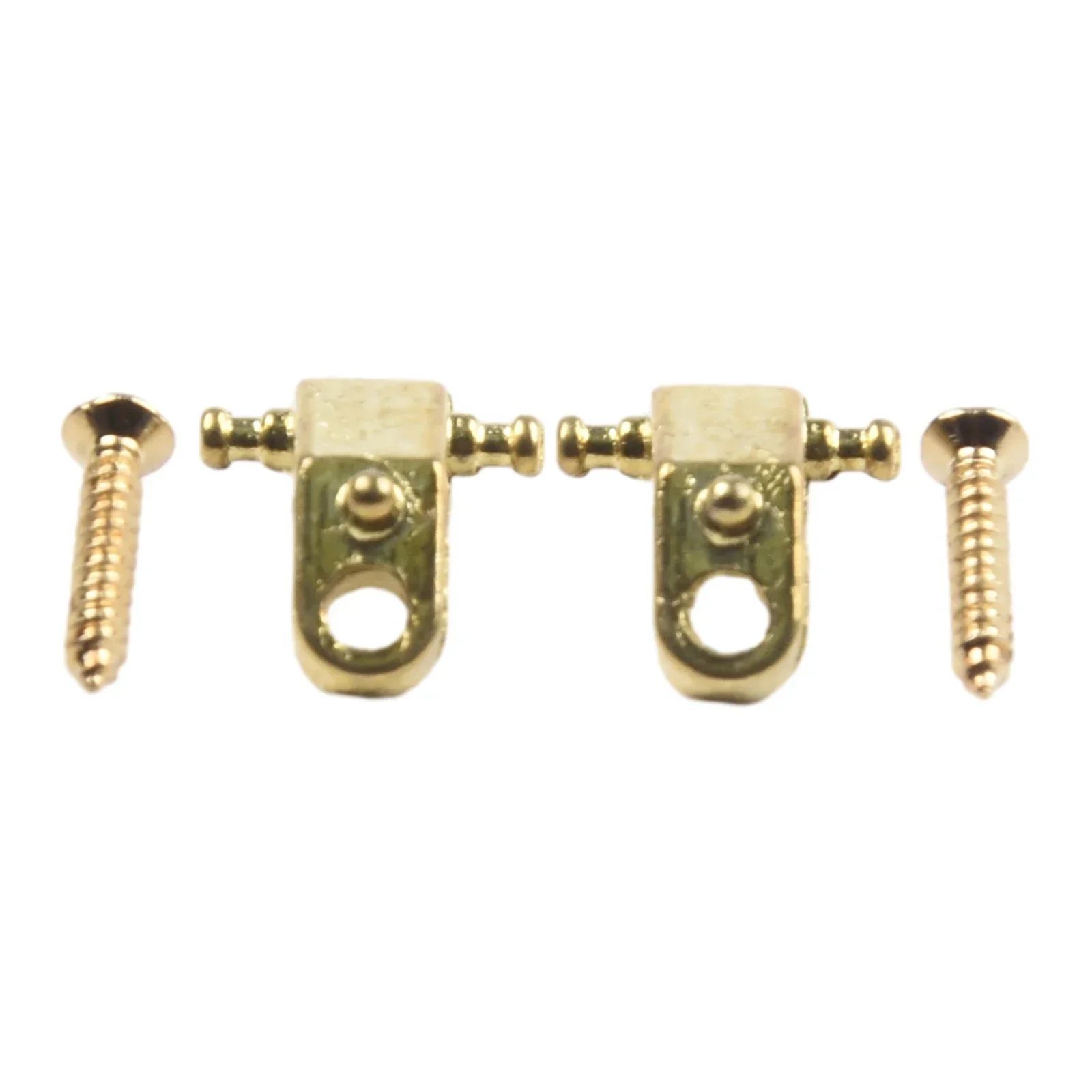 2pcs String Retainer Guides With Mounting Screws Roller String Tree Prevents Wear Chrome/gold Electric Guitar Accessories