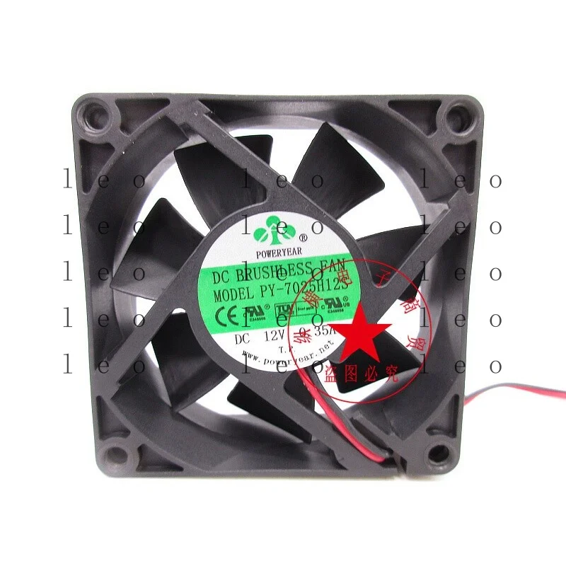 

EE New for POWERTEAR PY-7025H12S 12V 0.35A 7025 7CM Cooling Fan High Grade Quality *cm