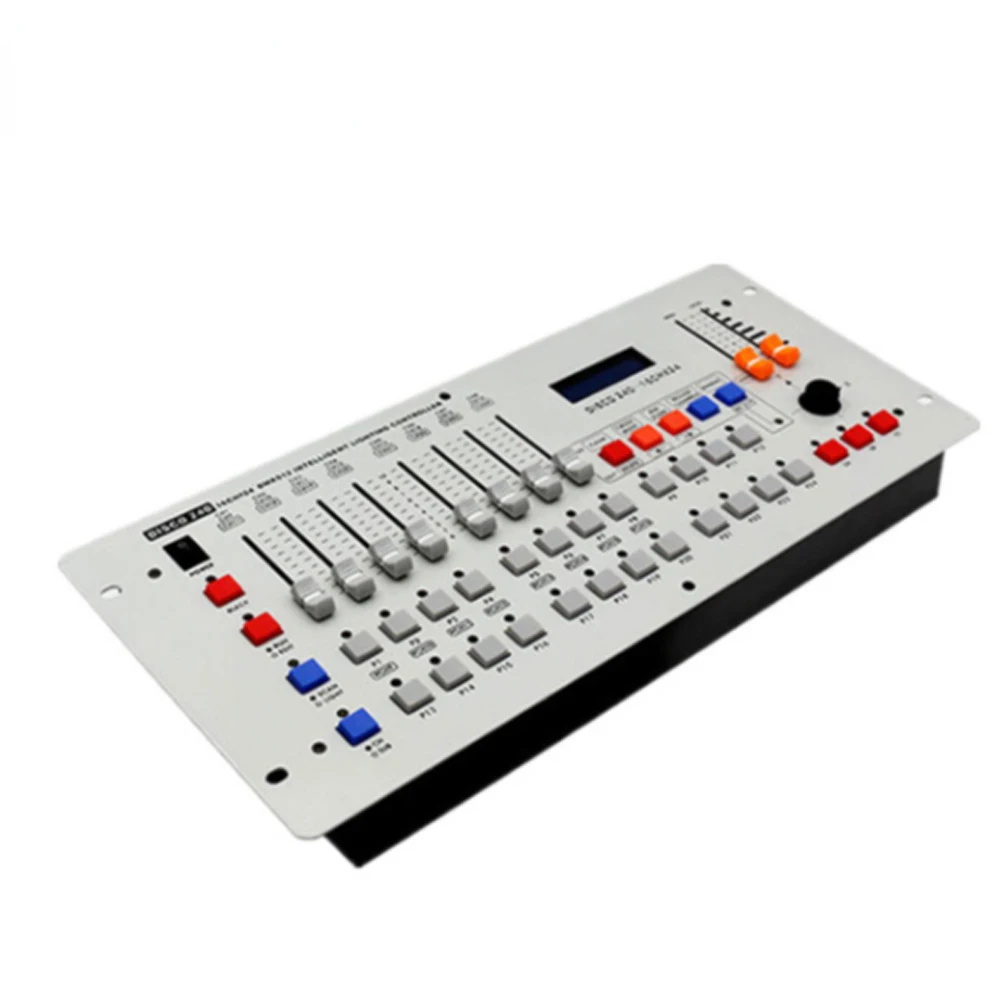 

Диммер DJ-оборудование, контроллер DMX 240, диско-сценическая консоль, простое управление, программируемое для освещения мероприятий, светодиодные лампы Par Can