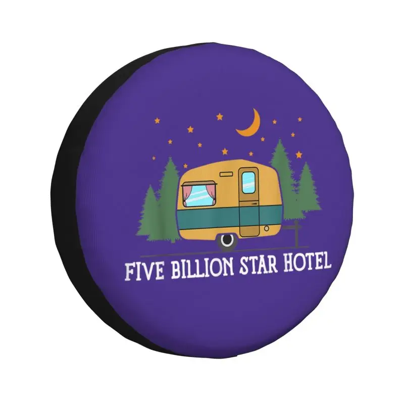 

Custom Summer Adventures Hiking Life Spare Tire Cover for Jeep Happy Campers SUV RV Trailer Car Wheel Protectors Accessories