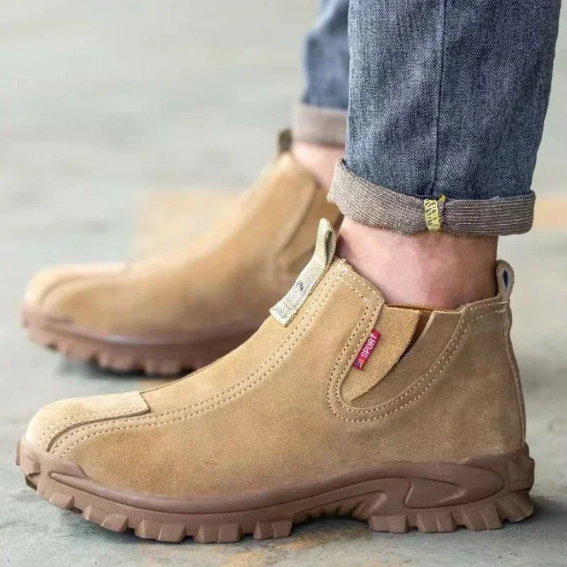 Man Shoes Rubber Boots for Men Work Fashion Industrial Safety Casual In Promotion Size 44 Classic Sale Low Price Y2k Offer Cheap