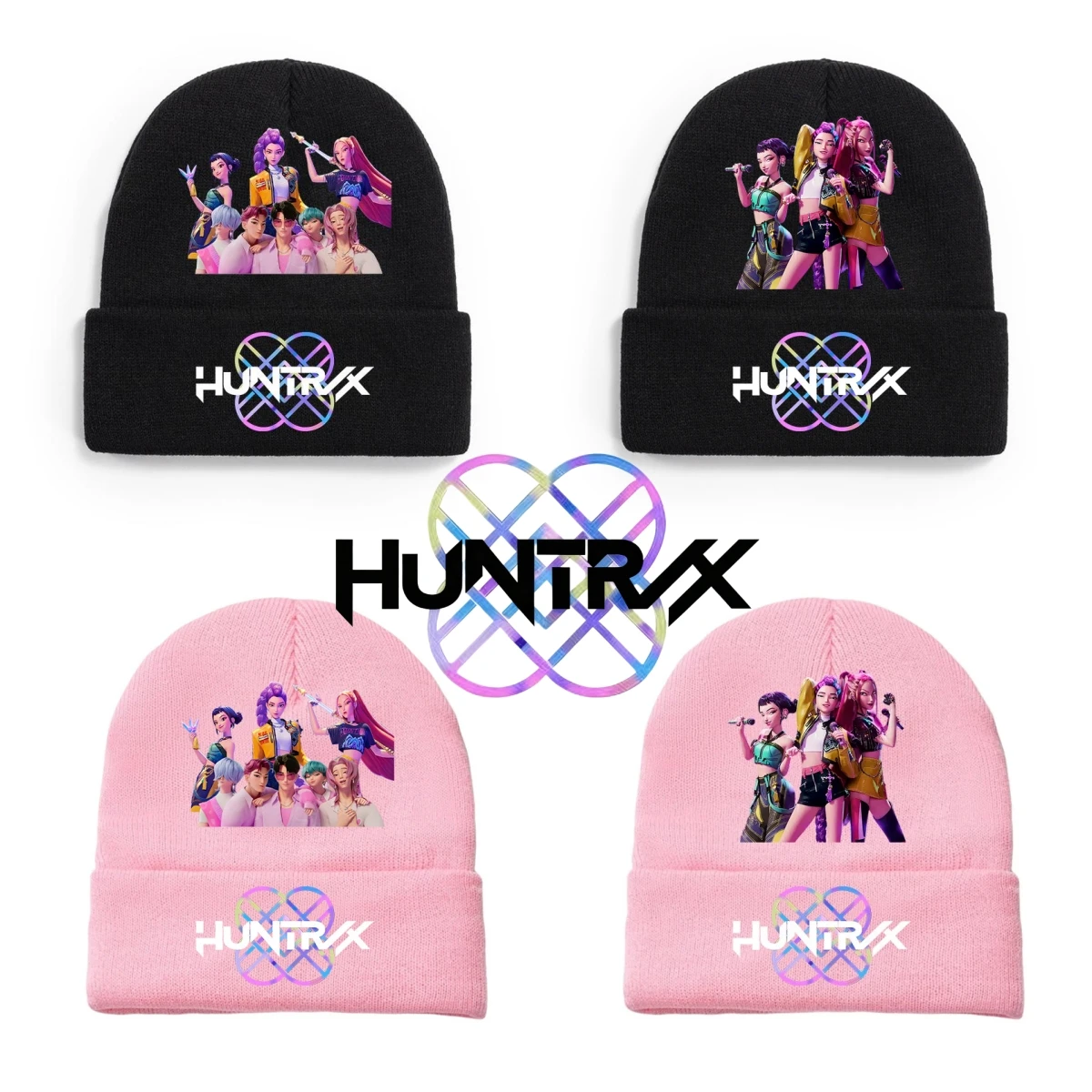 

НОВЫЕ вязаные шапки K-pops Demons Hunters, мужские и женские кавайные шапки, уличная теплая шапка, аниме Мира Руми Зои, кепка для косплея, Рождественский подарок