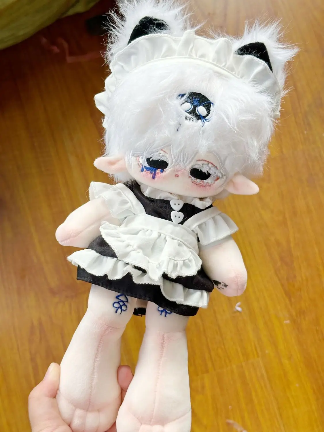 No Attribute 30cm Long leg Body Anime Cotton Doll Blue and White Porcelain Style Cute Handsome New Arrival Hot Selling Gift
