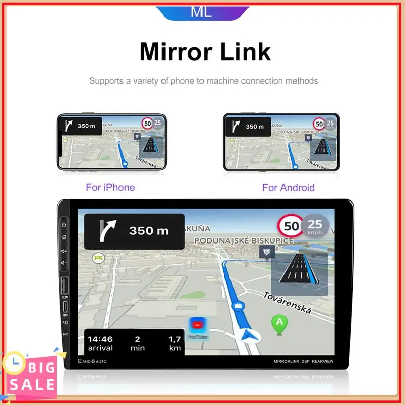 

Exclusive 4G+64G Carplay Android 13 Car Radio 9 Inch Universal 2 Din Car Multimedia Player Stereo GPS Wifi FM Bluetooth