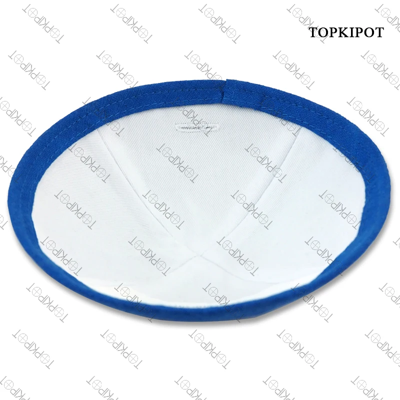 Deluxe Wedgewood Satin Jewish Kippot - Interior Lining