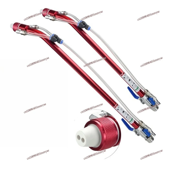 

Real stone paint mortar diamond rubber waterproof and fireproof paint spraying elbow spray gun