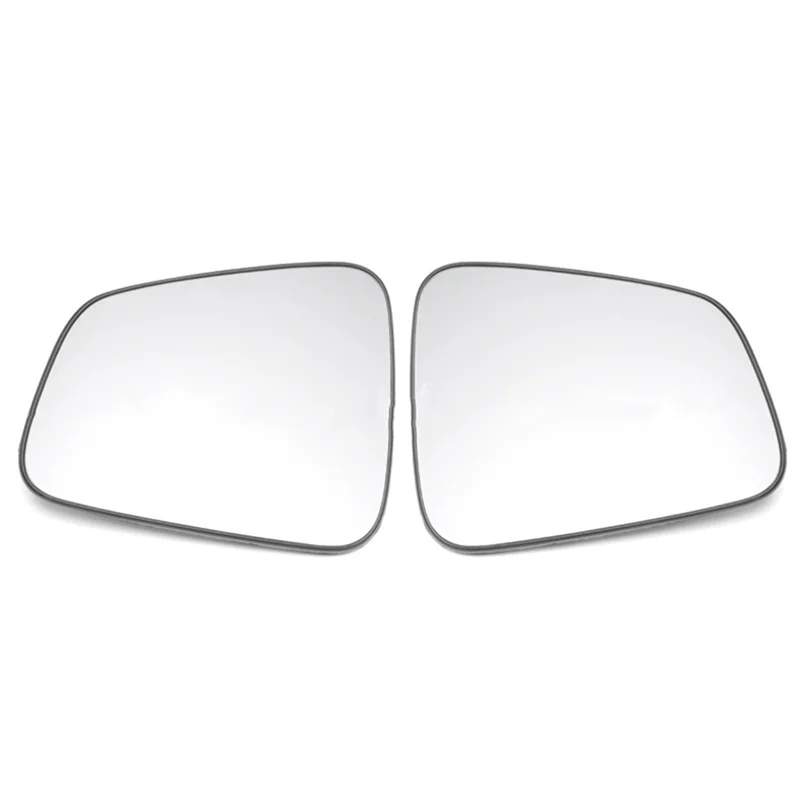 1 Pair Rearview Mirror Lens Heated Wide-Angle Lens for Buick Encore Chevrolet Trax 2013-2018 42492862 GM1324162