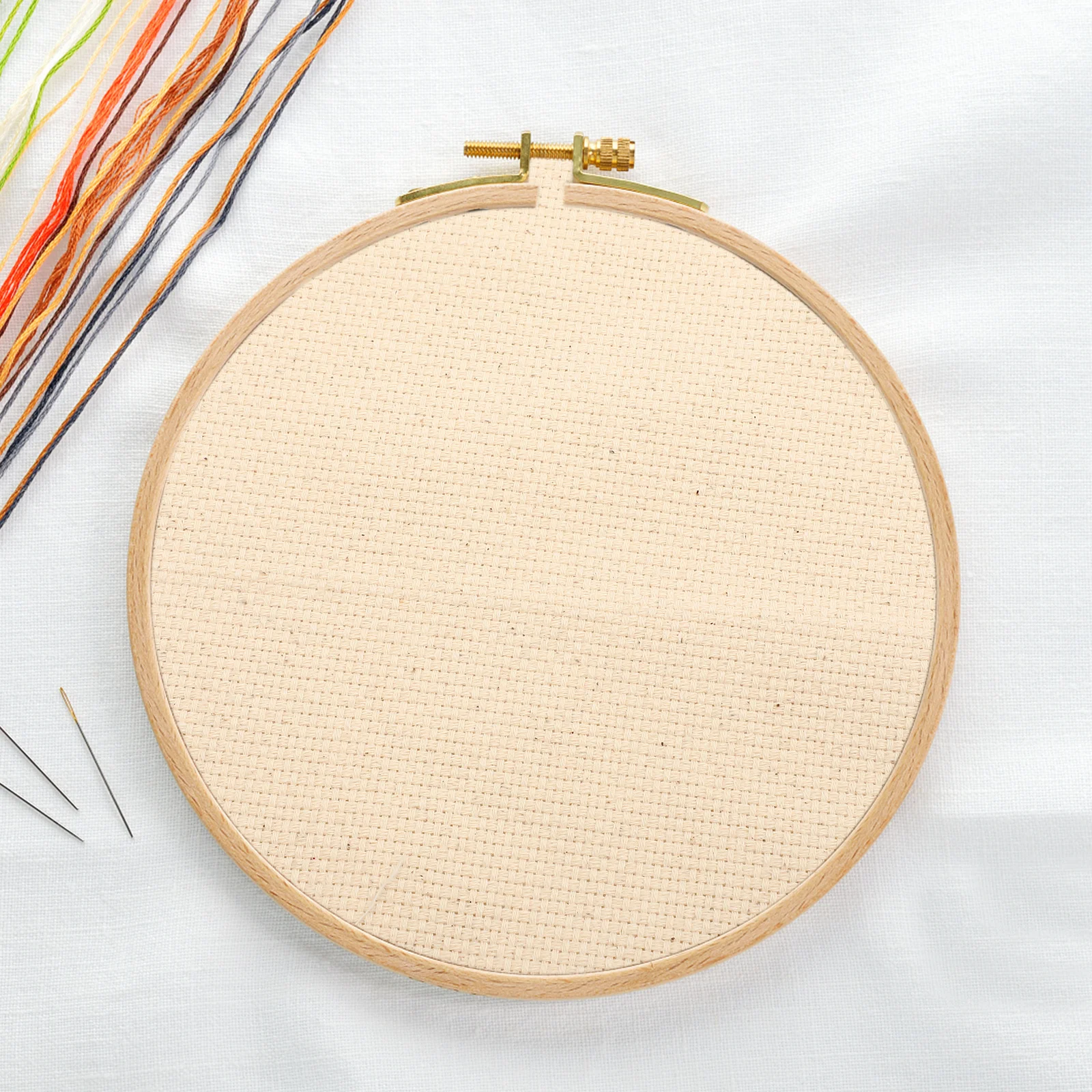 

Large Embroidery Cloth High Grade Cotton Material for Punch Needle DIY Projects Portable Lightweight Easy Use Needlework