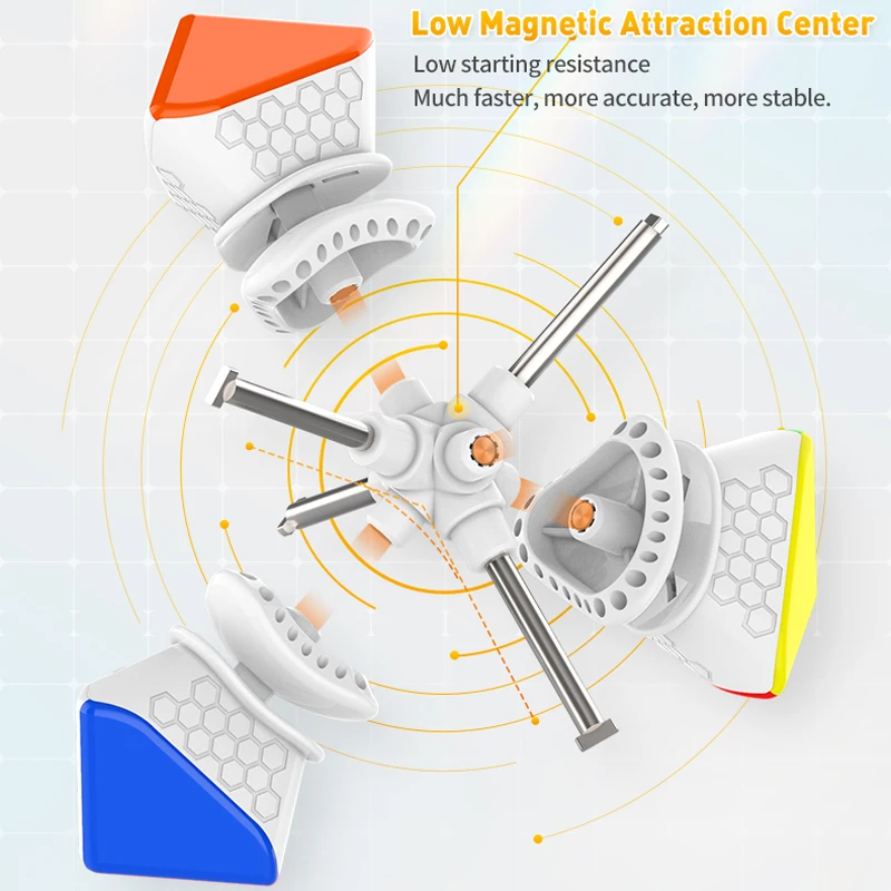 GAN Skewb Cube magique magnétique 3x3 professionnel 3 × 3 Puzzle de vitesse spéciale Fidget jouet livraison gratuite aimant Cubo Magico pour les enfants