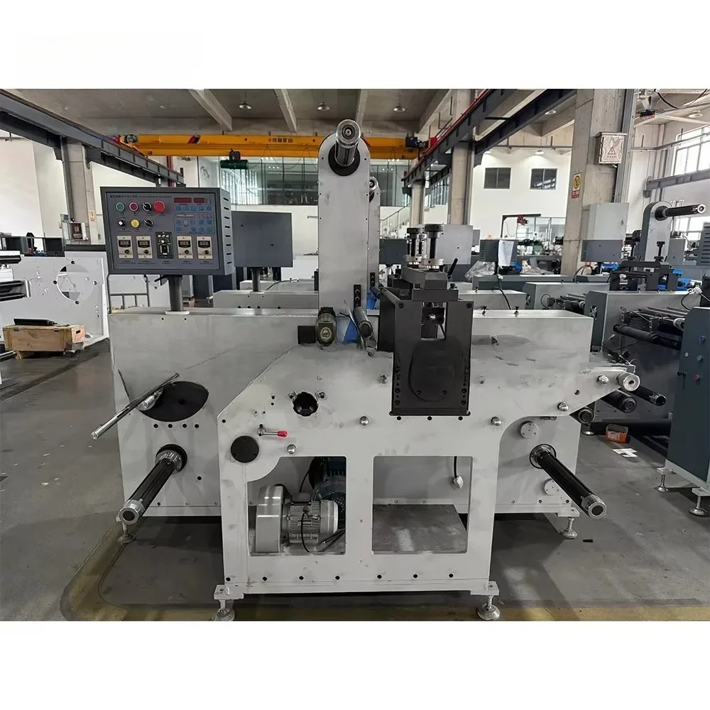 Automatic narrow label rotary die cutting machine die cutting machine cutter
