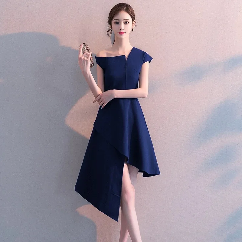 

Hot sale size 17 evening dress 2024 new mid-length adult banquet birthday dress