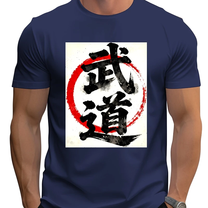 

Футболка в уличном стиле для боевых искусств, крутой графический принт, свободный топ большого размера из 100% хлопка с героями мультфильмов