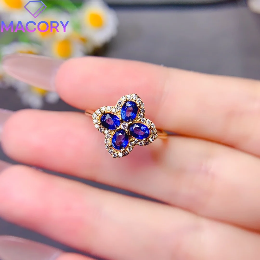 قابل للتعديل الياقوت الطبيعي الفضة 925 خاتم الإناث شحن مجاني العلامة التجارية الفاخرة نسخة خاتم الزواج مجوهرات عيد الحب. #2