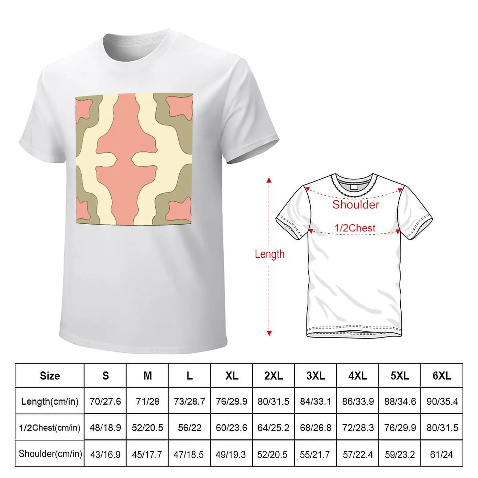 Satisfying pattern T-shirt korean fashion new edition cute tops t shirts for men cotton