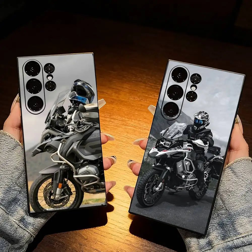 Off-road R1200-GS Moto ADV Phone Case For Samsung S25,S24,S21,S22,S23,S20,Ultra,S26,Plus,Fe,Note,5G Black Cover