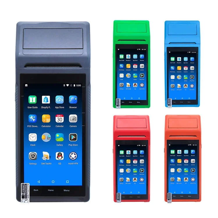 Factory Wholesale Q2i Q2 Q1 Touch Screen Portable POS Cashier Register pos Machine Handheld Mobile Pos Terminal lottery machine