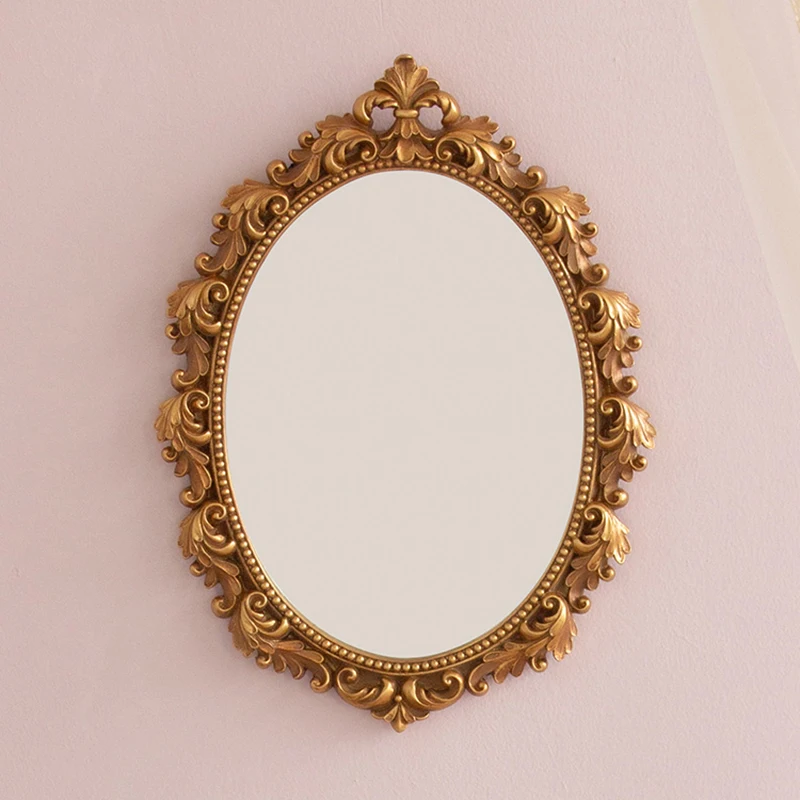 Round Bath Mirror Frame Room Interior Interior For Home Decor Apartment Decorating Home Decoration Luxury Decorative Mirrors