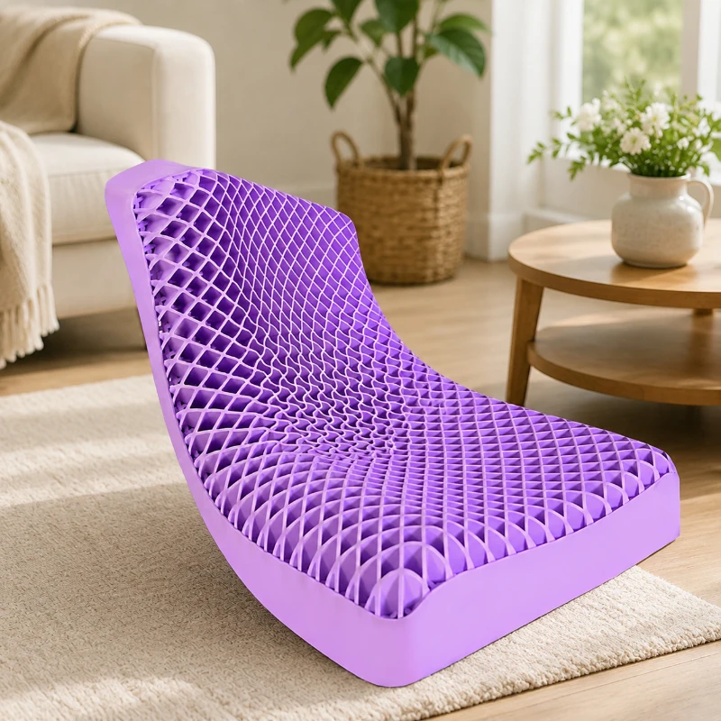 Almohada de Pectina Transpirable de Cero Presión, Gel TPE Lavable, Soporte Ergonómico para el Cuello para Adultos, de Un Solo Uso, Opción de Regalo