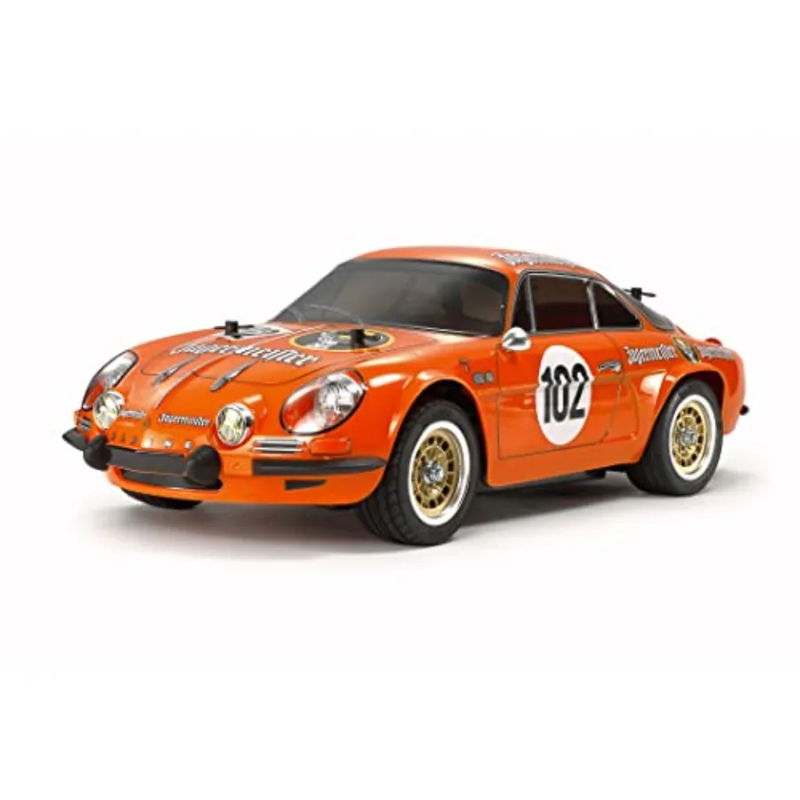 

Радиоуправляемая модель внедорожника 1/10 RC Alpine A110 Jagermeister 1973 M-06 TAM58708A с алюминиевым шасси и черной отделкой для высоких нагрузок