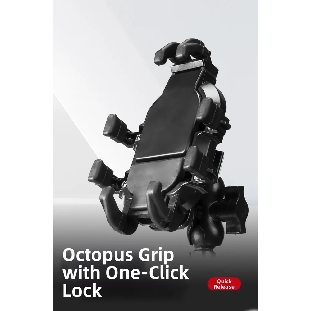 

Вращение на 360 градусов, крепление для телефона на мотоцикле, противоударный, демпфер вибрации, крепление для зеркала на руле, противоударное, противоскользящее