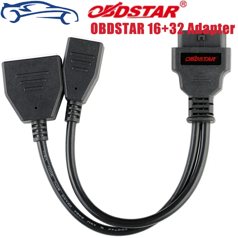 

2024 OBDSTAR 16+32 Adapter For R-enault/Nissan Work with X300 DP Plus/X300 PRO4 OBD2 Splitter Extension obd Cable Male To Female