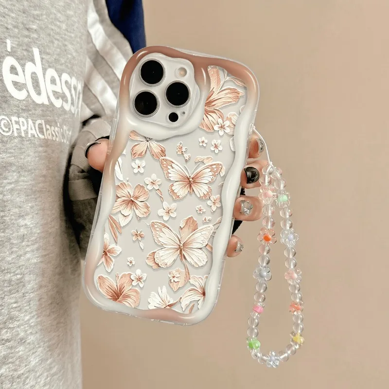 Fashion Butterfly Flowers Phone Case For Samsung Galaxy S25 FE S26 S24 S22 S23 Ultra Plus A56 A55 A37 A36 A27 A26 A16 Soft Cover view 5