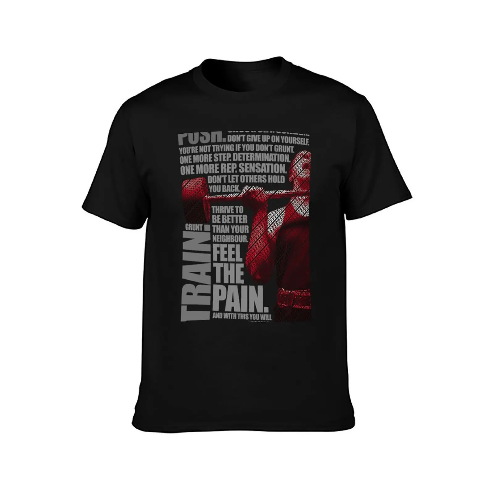 Train and Discipline T-Shirt Modern Print Casual T-Shirt