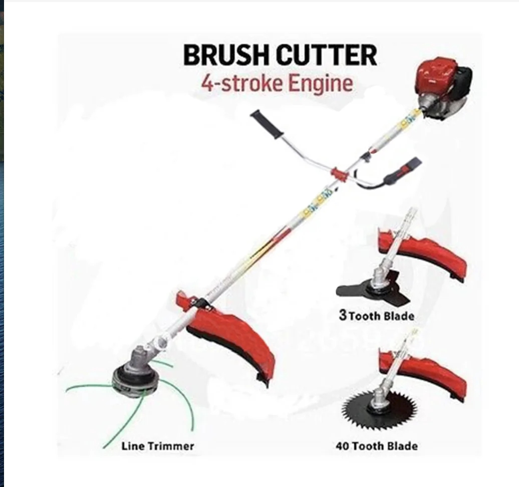 

Professional Garden Tool GX35 Engine Grass Trimmer 35.8cc Brush Cutter 4 STROKES Gasoline Cutter 3 in 1