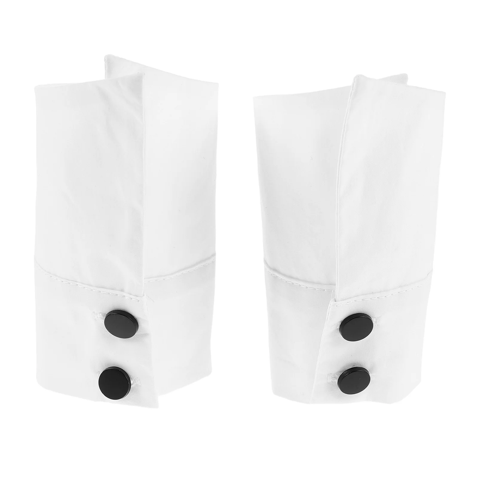 1 Paar weiße Fake-Ärmelmanschetten im kleinen Stil, abnehmbare Handgelenkdekoration für Frauen, elegantes Kostümzubehör, atmungsaktiv