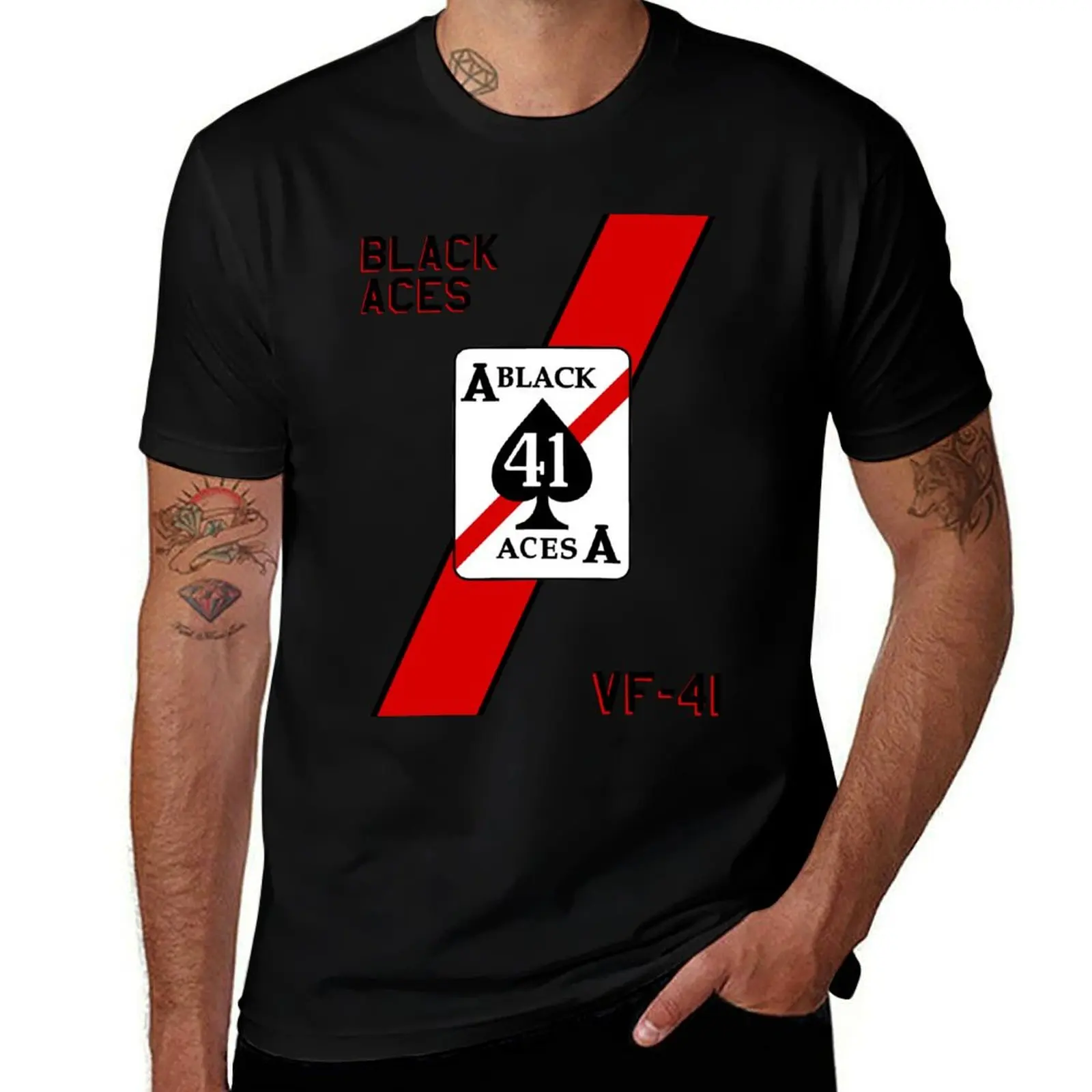 

VF-41 Black Aces T-Shirt g man t shirts for men t shirts for man pack white t shirt personalised T-Shirt