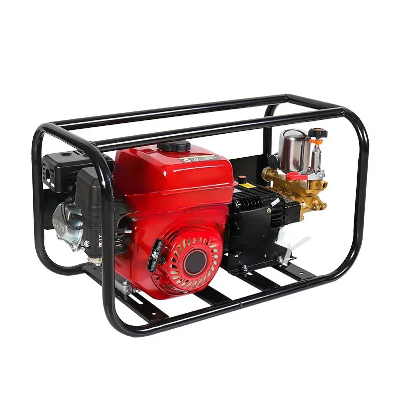 For High Voltage Pesticide Spraying Machine Self-Priming Agricultural Three Cylinder Plunger Pump Car Washing Gasoline Dispenser