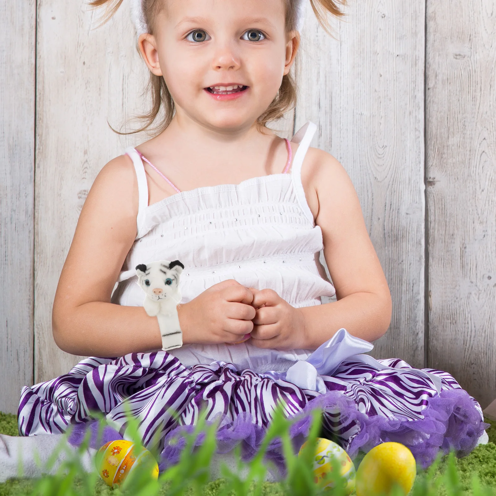 Tiger Slap Bracelet Exquisite Animal Appearance Flexible Kids Slap Bands Fun Kids Bracelet Party Favor Tiger Stuffed Animals