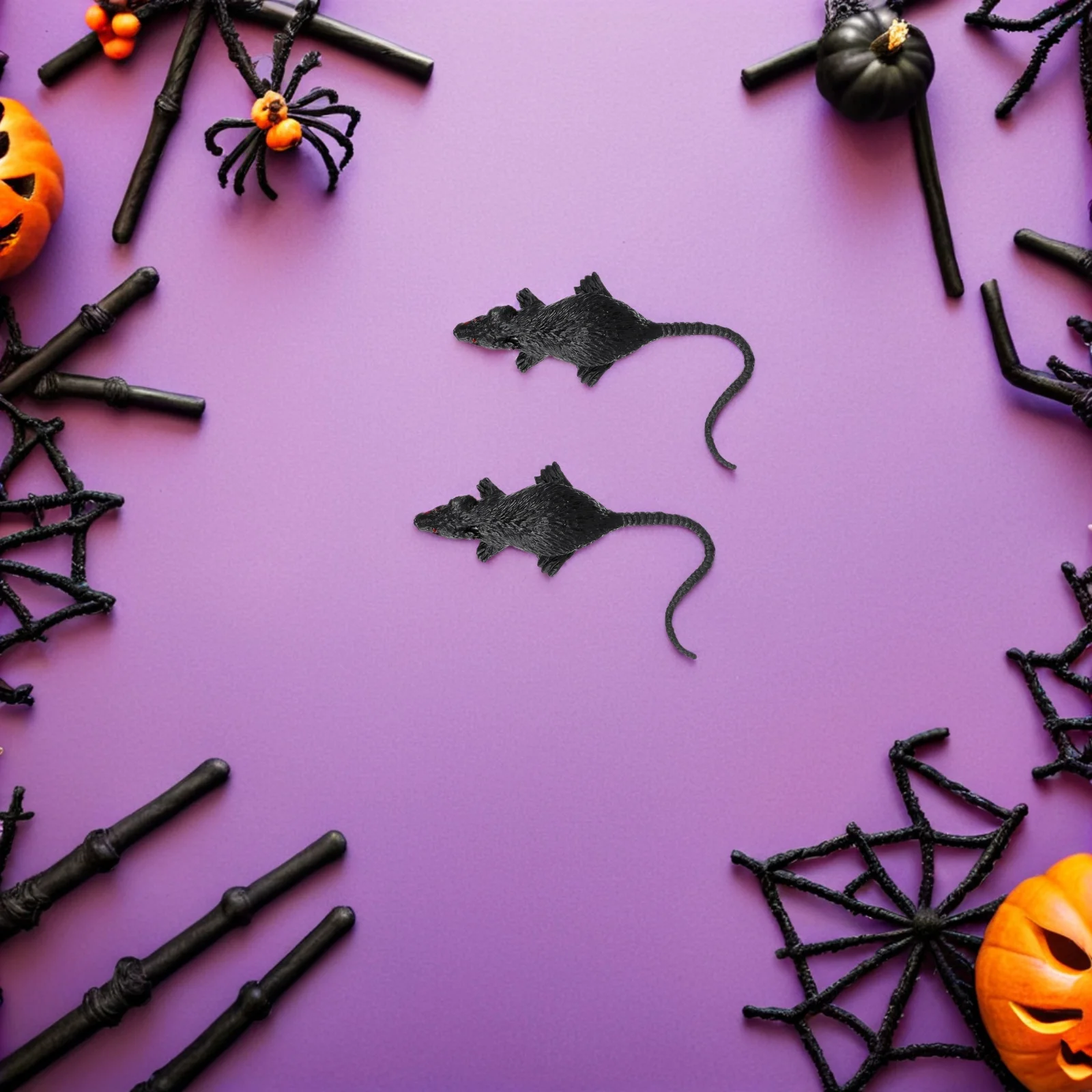 

20Pcs Simulated Mini Rats Realistic Fake Mice for Prank Tricks Halloween Party Joke Decor Scary Mouse Props Home Fun Activities