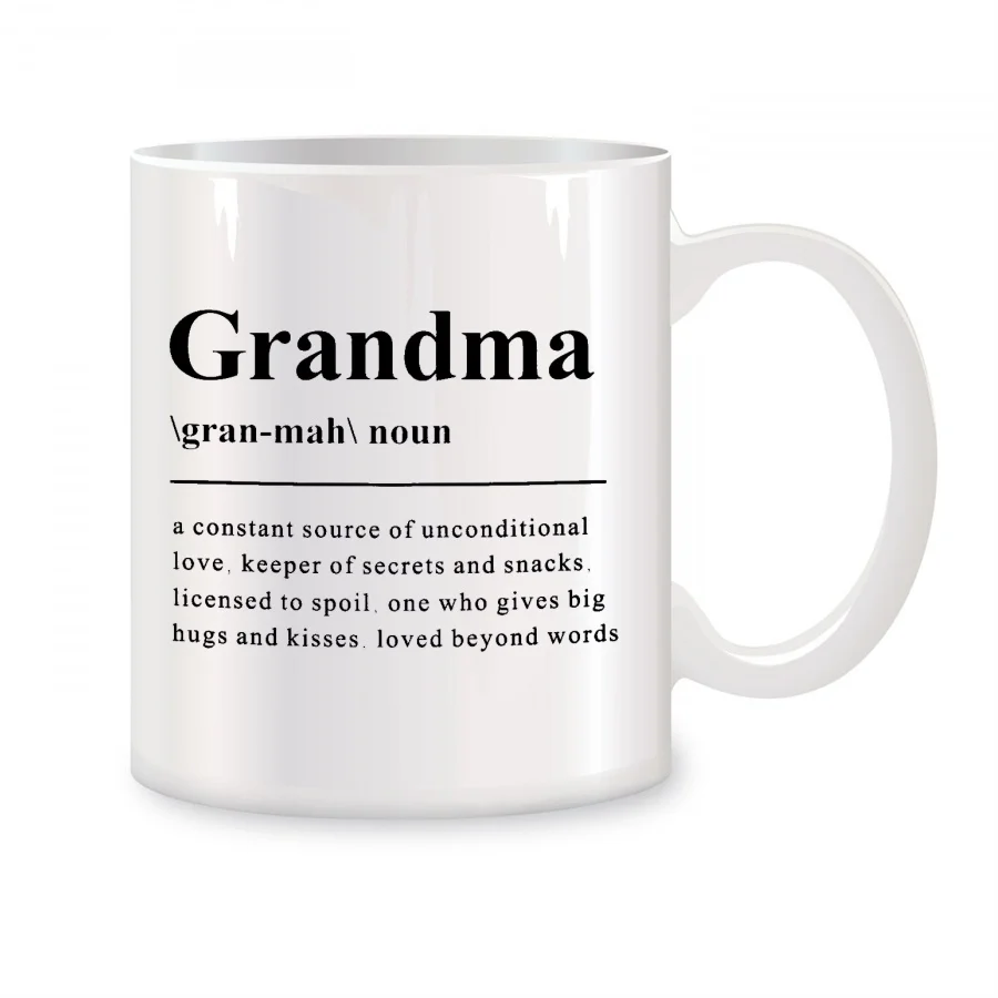 

Mothers Day Gifts for Grandma Mugs For Grammy, Nana, Mimi, Gigi Birthday Gifts Novelty Coffee Ceramic Tea Cups White 11 oz