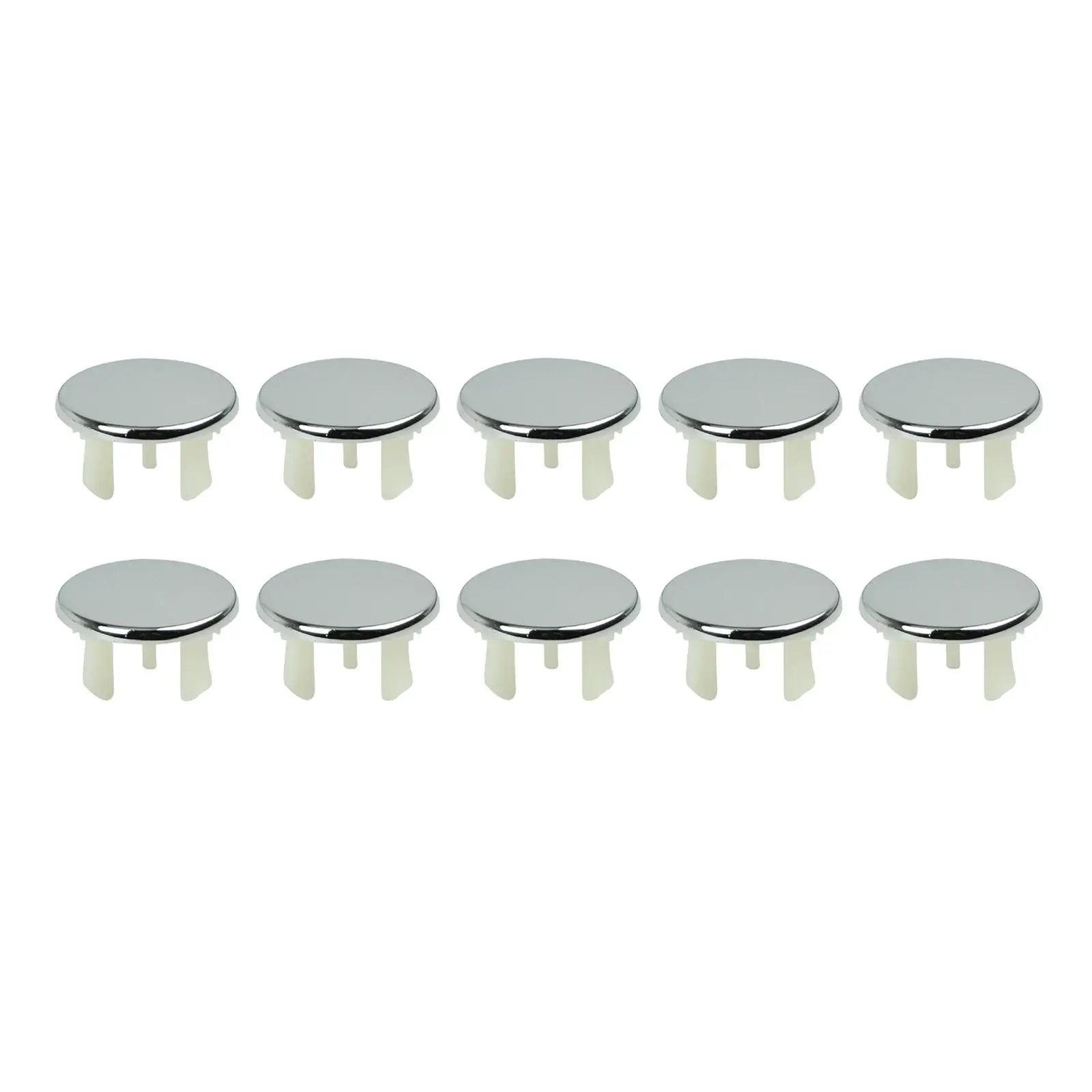 Solid Round Sink Overflow Trim Cover Replacement Cap Plastic Insert for Kitchen Bathroom Ceramic Basin