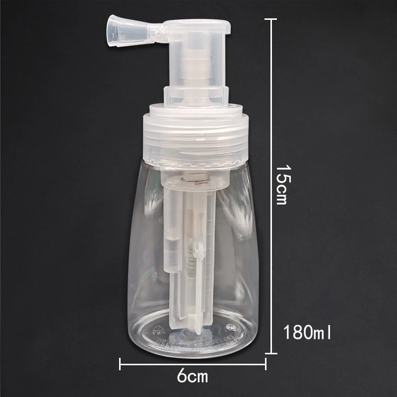 Botella pulverizadora de polvo de 180ML, caja de crema para maquillaje, botella pulverizadora de polvo de 180ml, botella portátil, botella de talco en polvo, herramienta de peluquería