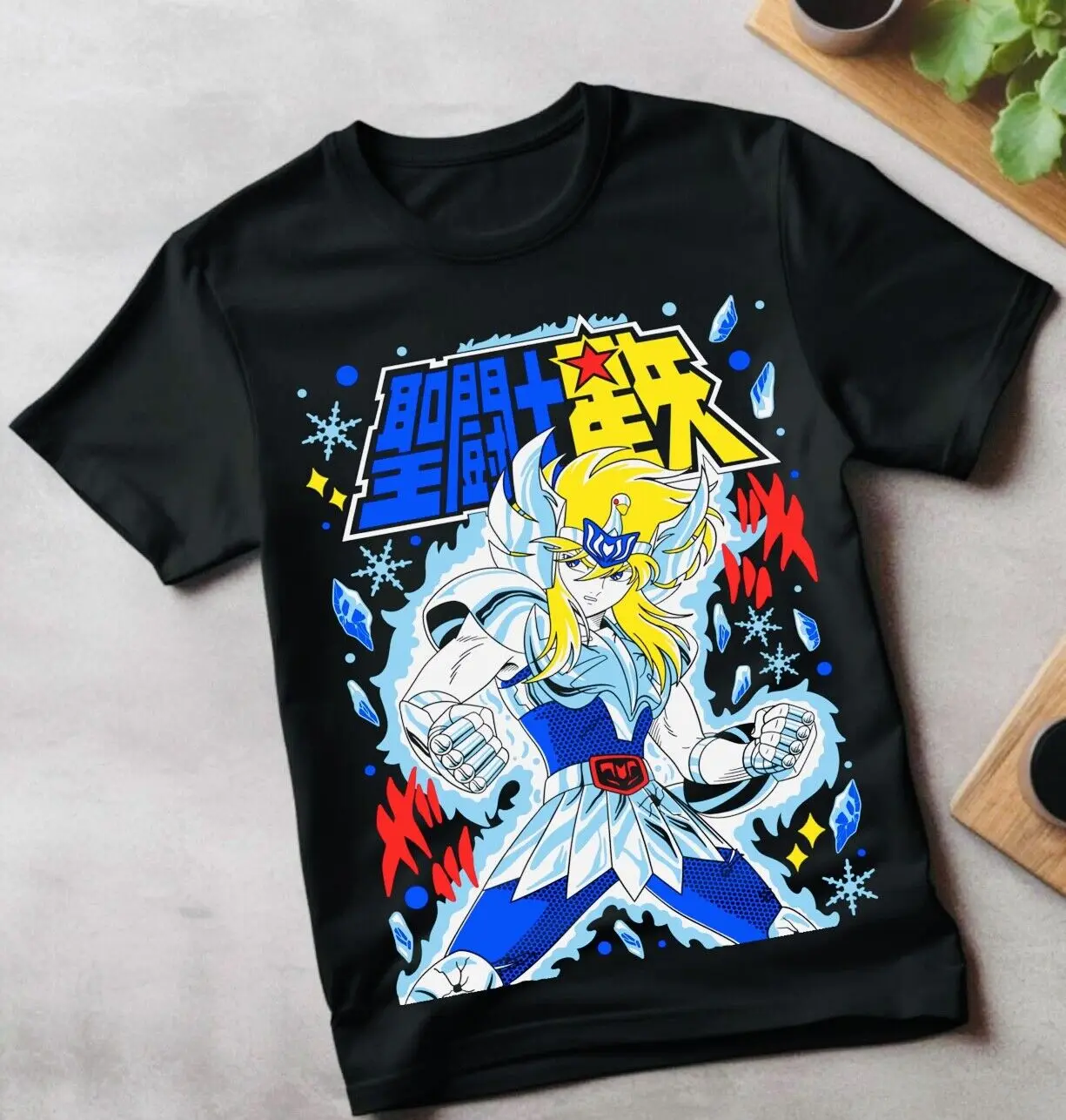 

Dragon Shiryu Saint Seiya T-shirt knights of the zodiac,ikki,manga,anime,shun Men's and women's T-shirts