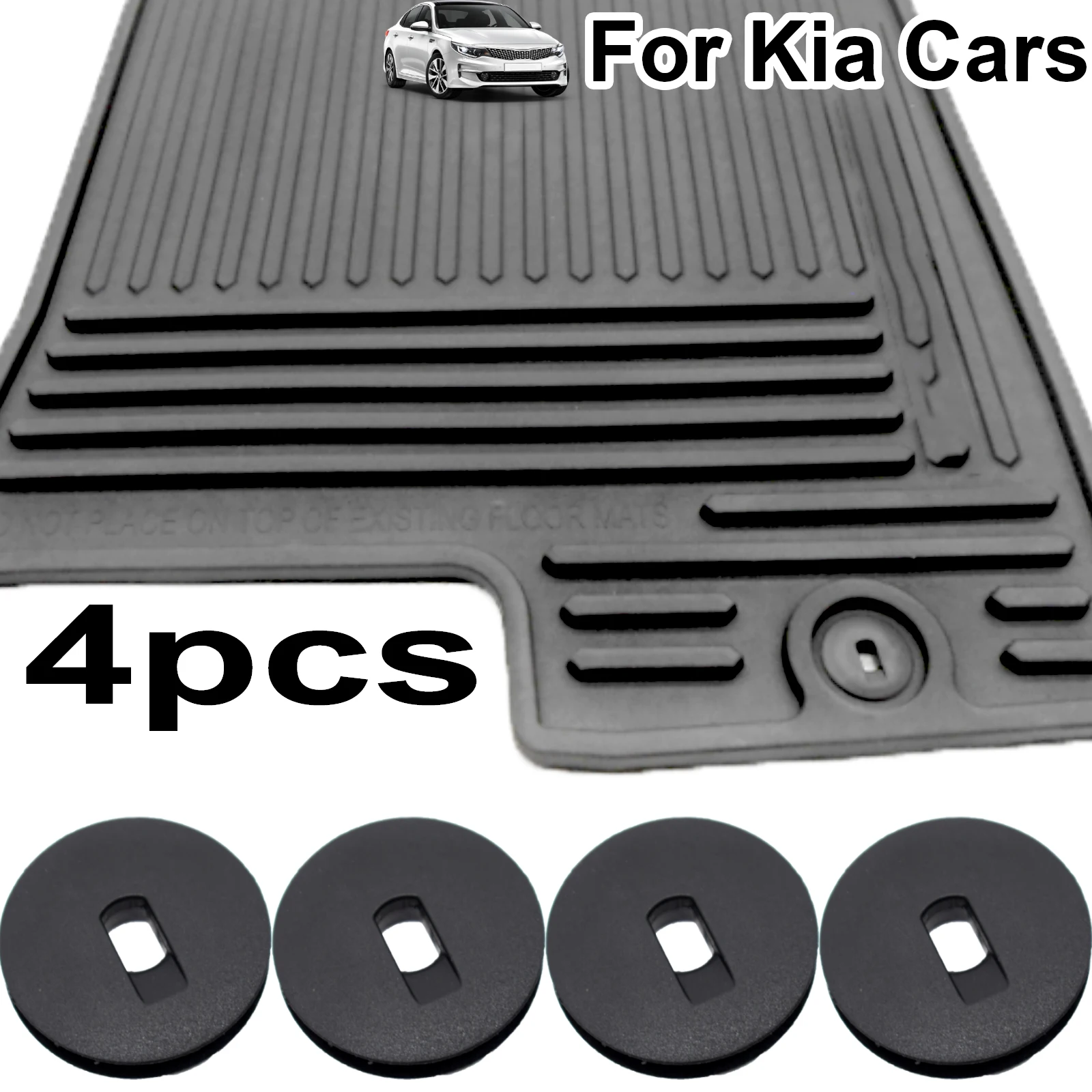 4pcs For Kia Ceed Forte Soul Niro Sportage Sorento Optima Soul Car Fastener Floor Foot Mat Clips Carpet Fixing Holder Retainer