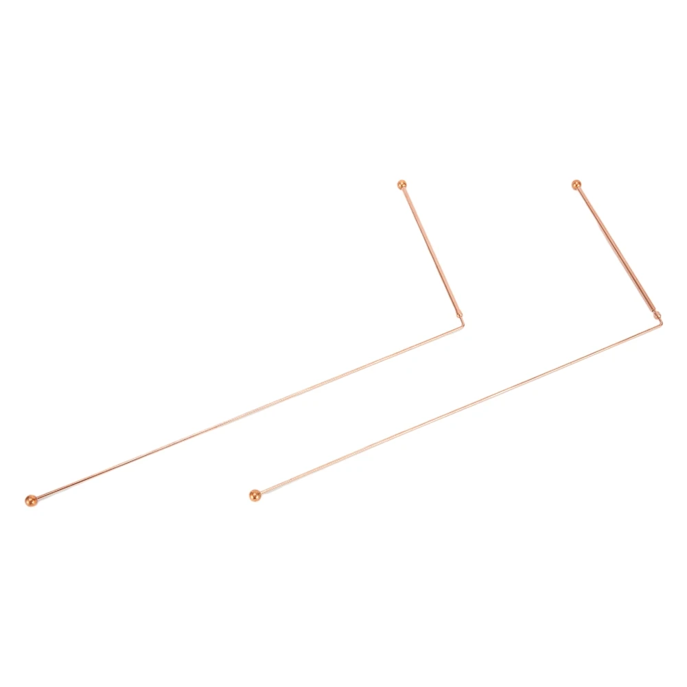 2pcs 99.9% Copper Dowsing Rods Metal Detector For Hunting Divining Water- Treasure Finding Divining Rods Divination Tools