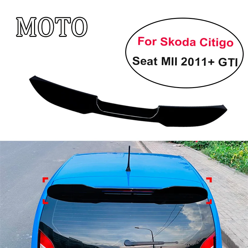 

Фонарь заднего хода для Skoda Citigo Seat MII 2011 + GTI, глянцевый разветвитель задней двери, аксессуары для тюнинга губ Air Dam