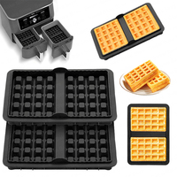 2Pcs Waffle Silicone Baking Pan Mold for  Air Fryer Ninja AF500DE SL400EU AF451EU AF400EU AF300EU Airfryers Oven Accessories