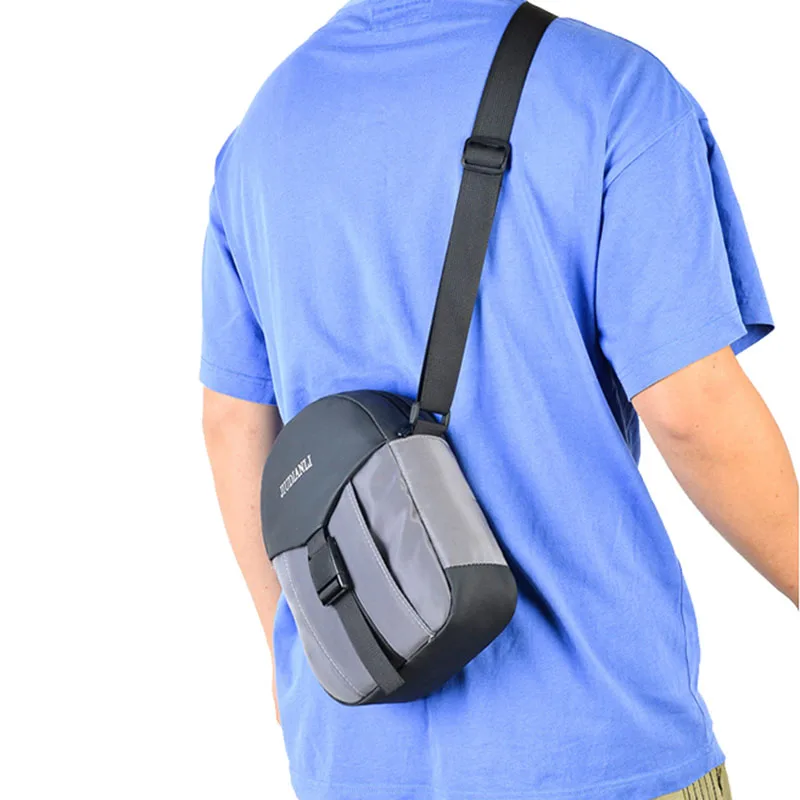 Borsa a tracolla piccola casual da uomo, borsa a tracolla semplice, borsa a tracolla da viaggio, borsa per cellulare