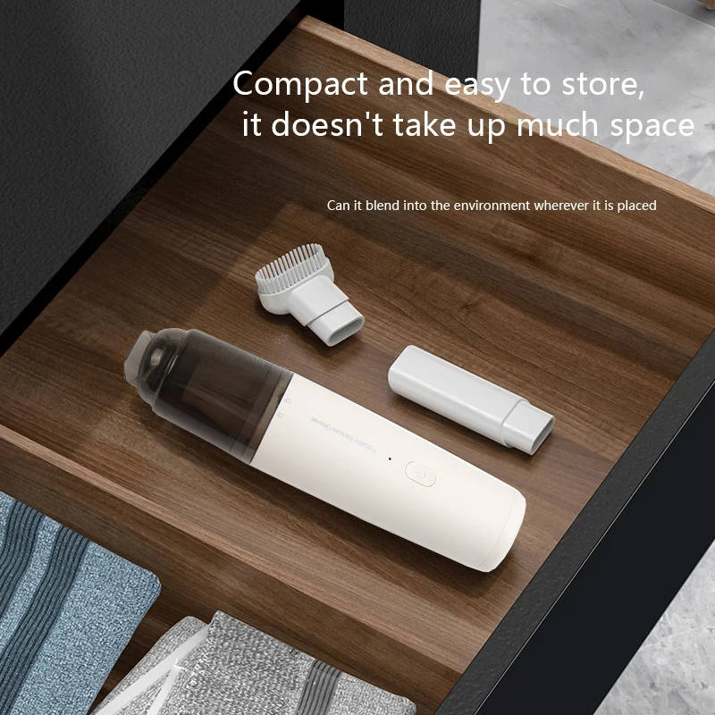 Vacuum Cleaner Mini Car Cleaning Powerful Suction Handheld Car Vacuum Cleaner Rechargeable for Car and Home Auto Vacuum Cleaner