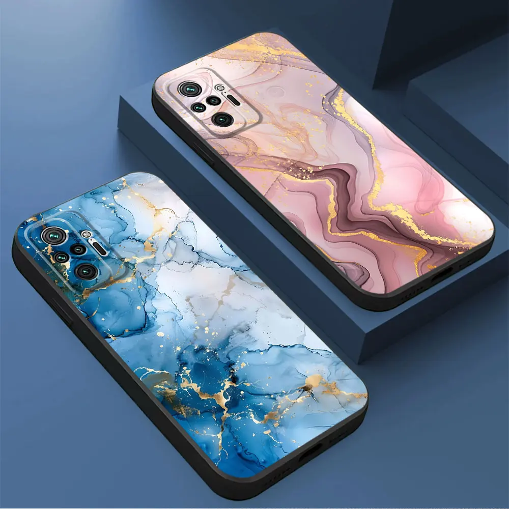 Marble Luxury Phone Case for Xiaomi Redmi Note 13 Pro 11 Pro 9T 10 9 8 7 12 11S 9S 8T 10S 12S 13 Pro 10 Lite 11 TPU Soft Cover