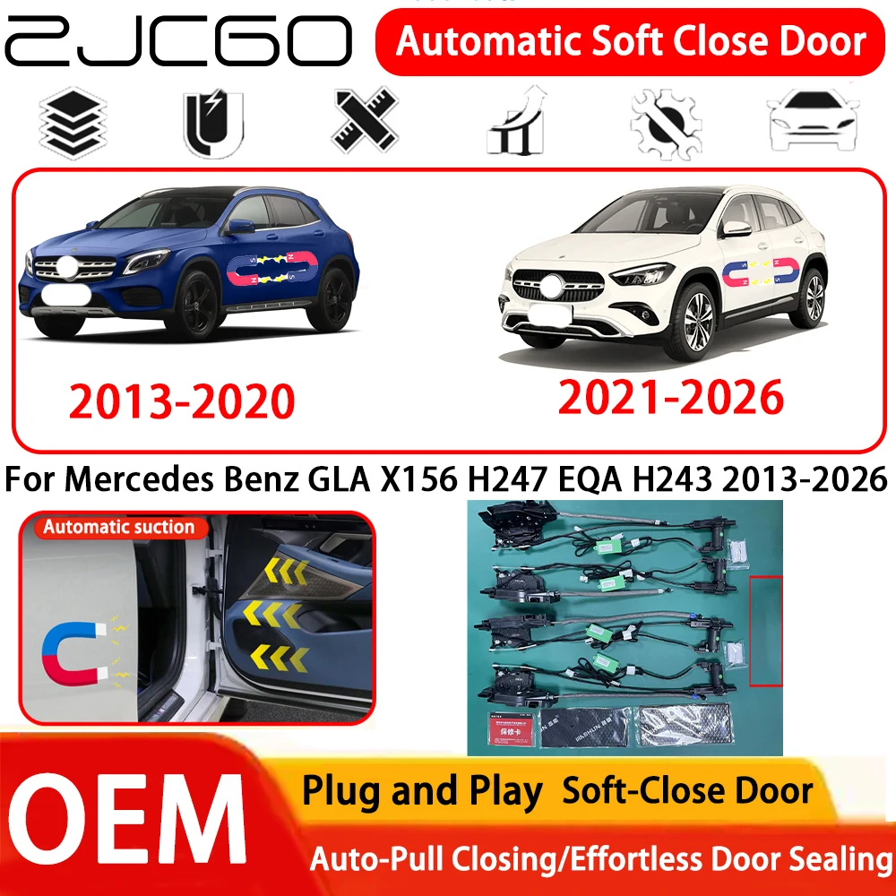 

for Mercedes Benz GLA X156 H247 EQA H243 2013-2026 OEM Plug and Play Automatic Electric Soft Close Door Comfort Closing System