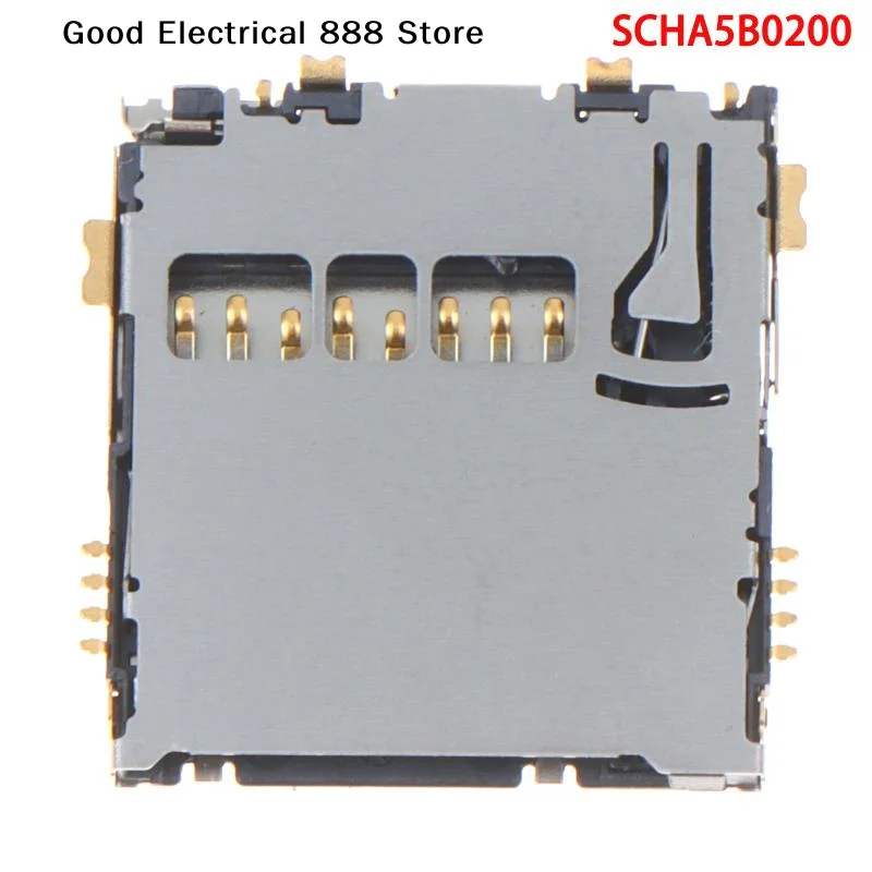 【G】SCHA5B0200 Micro SIM Card Connector With Gold Plated Contacts For Mobile Phone Motherboard Repair DIY Electronic Projects