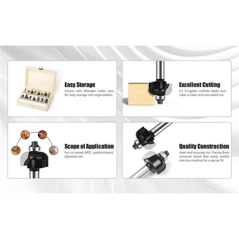 JHD Woodworking Milling Cutter Trimming Milling Cutter Head Slotting Milling Heads Slot Milling Cutter Head