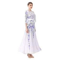 2024 New Ballroom Dance Competition Dress Ballroom Waltz Dresses Standard Dance Women Ballroom Clothing 2111